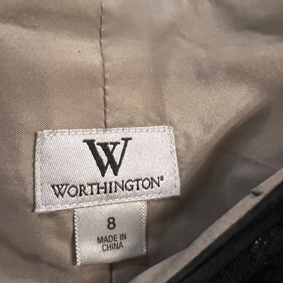 Worthington Lace "Suit" Skirt Black Size 8 - Picture 6 of 6